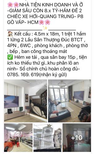 NHÀ MỚI LOÁNG- TIỆN KD- Ở- HXH-6PN- GÒ VẤP .HCM- P16-GẦN MẶT TIỀN  CITYLAND CAO CẤP - 8