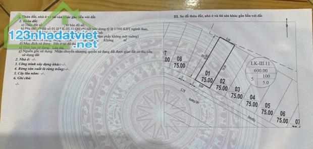 Bán Đất TĐC Nghành Than Hà Khánh Ô Góc Vườn Hoa. DT:75m2,MT:5m !!! - 5