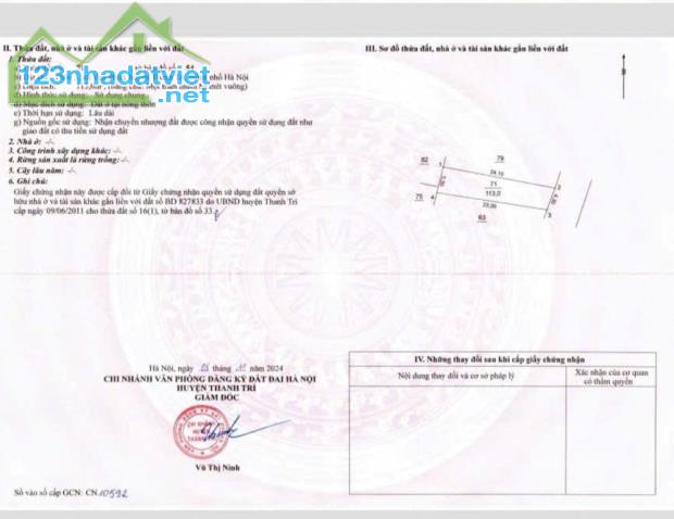 Bán Nhà Gần Cây Xăng ĐÔng Mỹ thanh trì 113m*MT 4.3m ngõ 8m ôtô tránh kinh doanh chỉ 6.85ỷ - 2