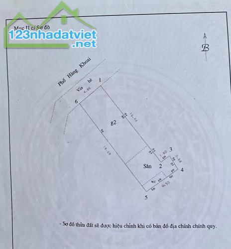 VUA MẶT PHỐ - Bán nhà Mặt phố HÀNG KHOAI giá 100 tỷ, 100m x 5T, MT 4,86m