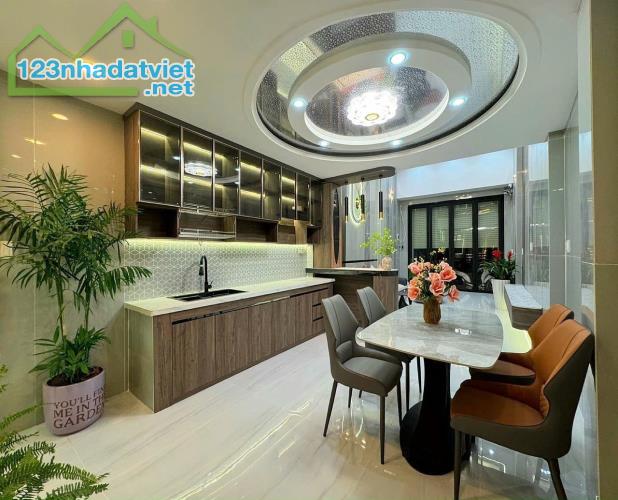 Nhà đẹp mới đón tết,Hẻm 6m Võ Thành Trang (3.9x14m) Nở hậu 5.1m, xe hơi đỗ trong nhà 5,8 - 3