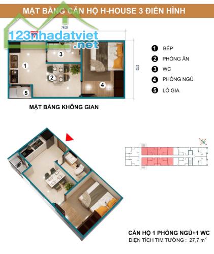 CĐT bán căn hộ Nguyễn Văn Khối - Gò Vấp diện tích 40m2 với giá 1ty2 LH 0903 066 813 - 1