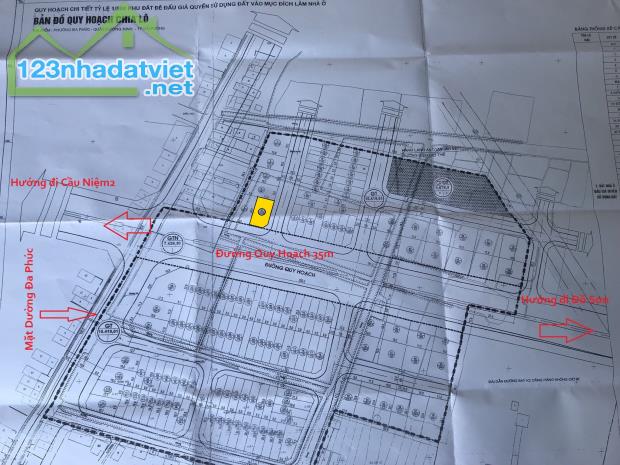 Bán đất 215m2 lô góc 2 mặt tiền khu Đa Phúc Central Park, Q Dương Kinh mặt đường 30m