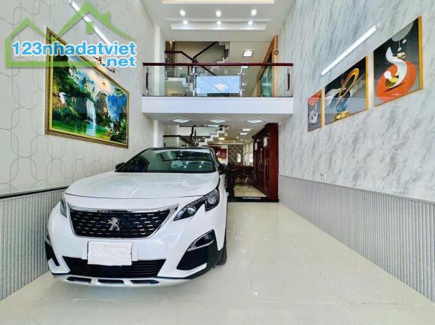 Chỉ 9.9 tỷ có nhà 5 lầu đẹp xe hơi ngủ đông Lê Văn Thọ kèm thang máy NT XỊN 68m2 gần CV.