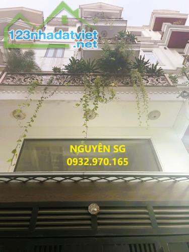 HIẾM, 5 TẦNG, 50 M2 (5 x 10), 7 CHỖ VÔ NHÀ, KHU VIP PHÂN LÔ ĐỒNG BỘ, NGUYỄN OANH, GÒ VẤP. - 1