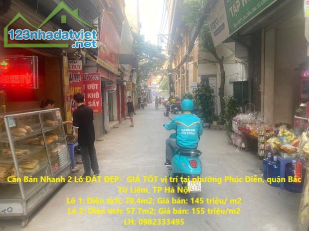 Cần Bán Nhanh 2 Lô ĐẤT ĐẸP-  GIÁ TỐT vị trí tại phường Phúc Diễn, quận Bắc Từ Liêm, TP Hà - 4