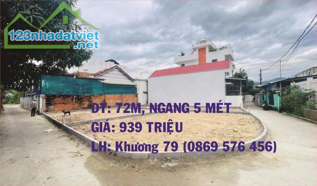 BÁN LÔ NỀN THỔ CƯ TẠI XÃ DIÊN TOÀN DIÊN KHÁNH KHÁNH HOÀ