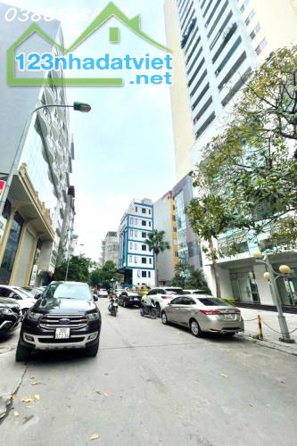 TÒA BUILDING VP TT CẦU GIẤY, 240/280M x 10T, MT 18M ĐẲNG CẤP, VỈA HÈ Ô TÔ TRÁNH, 142 TỶ