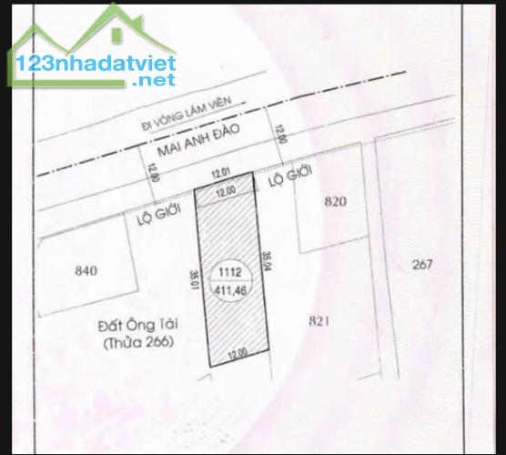 Chính chủ bán 2 mảnh đất thổ cư mt 12m đường Mai Anh Đào , p8, Đà Lạt - 2