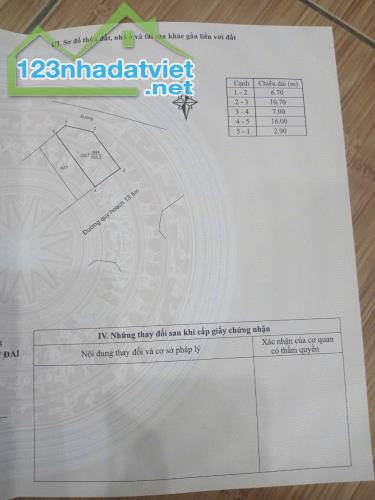 Bán ô góc khu cty Viglacera Hợp Thịnh, Hội Hợp, Vĩnh Yên.101m2, giá : 2,5 tỷ. - 1