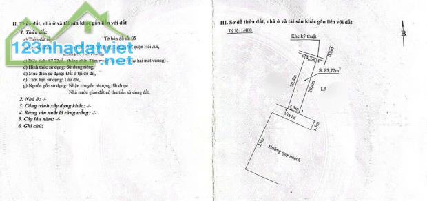 Bán lô đất mặt đường Đôi TĐC Đằng Hải 2, tuyến 2 Trần Hoàn Lê Hồng Phong, Hải An. - 2