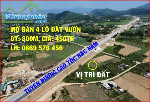 MỞ BÁN 4 LÔ ĐẤT VƯỜN TẠI NHA TRANG KHÁNH HOÀ