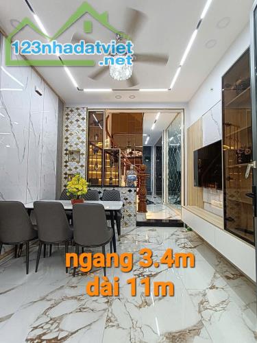 Bán mới tặng full nội thât Tết 2025, Trần Nguyên Hãn Q8, 38m2[3.4 ×11] 4 tầng  chỉ 6,78Ty - 1