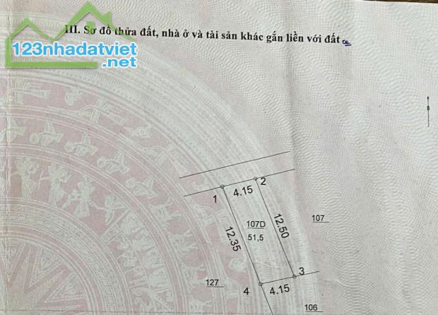 Bán gấp đất 52m2, Hà Trì 2, Q.Hà Đông, đường thông. Giá 6.45 tỷ