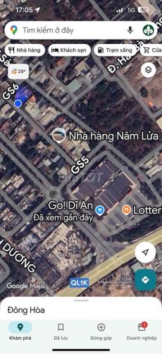 Bán đất dự án Green Square, P. Đông Hòa, Dĩ An, Bình Dương: ((100m2) Giá 9,1 tỷ