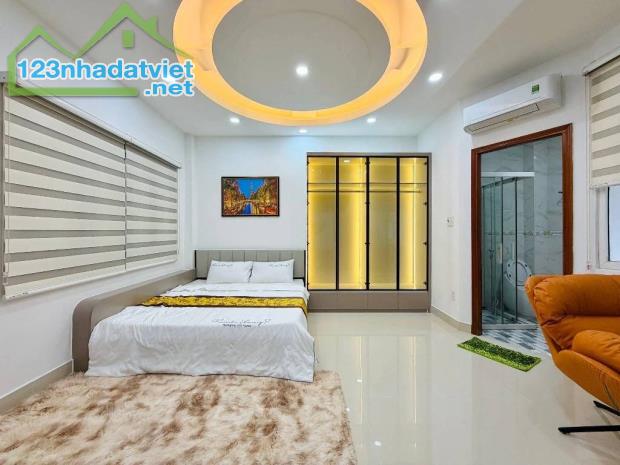 BIỆT THỰ MINI NGANG 5M - GARA ÔTÔ - 105M2 - 4LẦU - FULL NỘI THẤT - 4