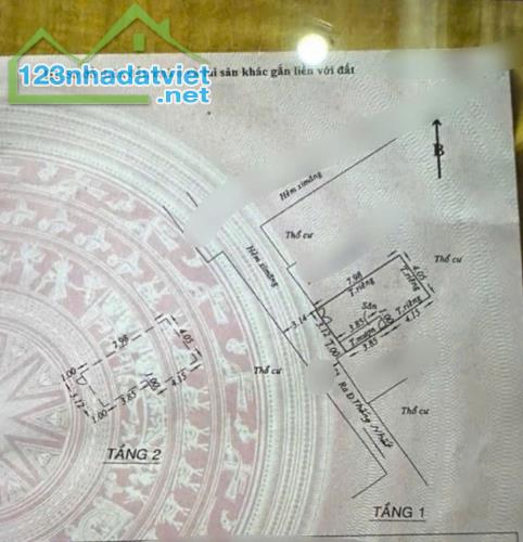 4x8m, BÁN GẤP NHÀ 2 TẦNG, 3PN, HXH,79/ THỐNG NHẤT, P10 GÒ VẤP,3 TỶ HƠN - 2