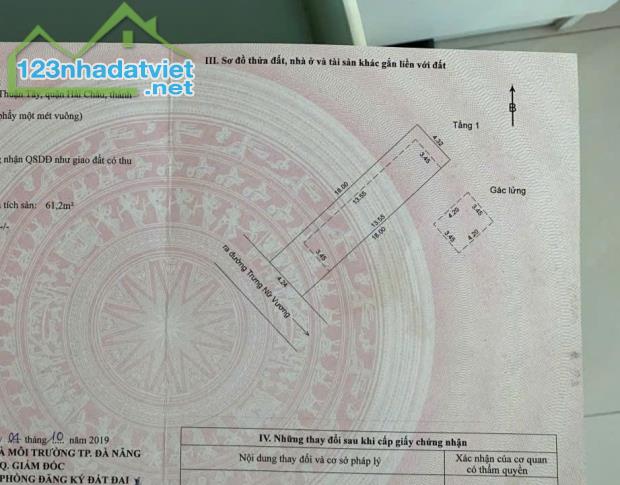 Chính chủ bán lô đất kiệt ô tô K654/ Trưng Nữ Vương ( TRUNG TÂM HẢI CHÂU ) ⭐⭐⭐⭐⭐ - 2