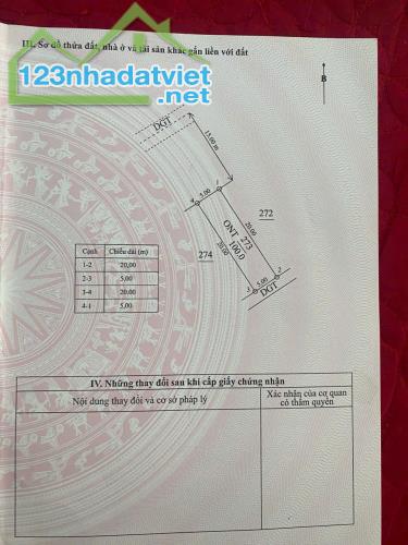 SIÊU HÓT – CẦN BÁN LÔ ĐẤT ĐẸP VUÔNG VẮN TRỤC HUYỆN TẠI THÁI HƯNG, HƯNG HÀ, THÁI BÌNH –