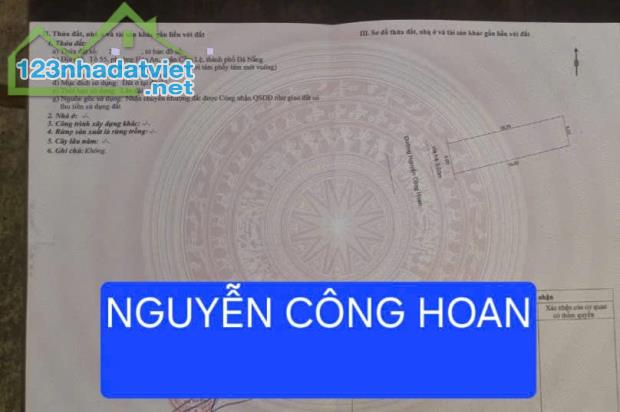 Cần bán 2 lô liền kề đường 7.5m Nguyễn Công Hoan - bên hông bến xe TP. Kẹp kiệt - 1