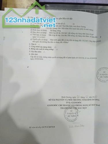 BÁN NHÀ Ở P. PHÚ THỌ. TP THỦ DẦU MỘT. TỈNH BÌNH DƯƠNG. DT: 148M2. GIÁ 2,5 TỶ - 5