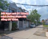 BÁN LÔ ĐẤT ĐƯỜNG NGUYỄN ĐÌNH BẢY NGỌC ANH PHÚ THƯỢNG QUẬN THUẬN HÓA TP HUẾ  Diện tích120M2