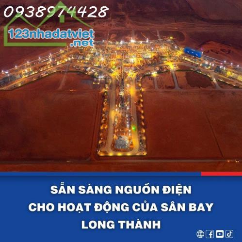 Bán gấp 5 lô liền kề khu trung tâm xã Tân Hiệp - Long Thành - Đồng Nai. 
Tổng Diện tích