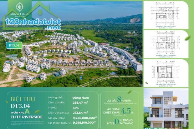 Legacy Hill: Chinh Phục Đỉnh Cao Sống Đẳng Cấp Cùng Biệt Thự DT3.04