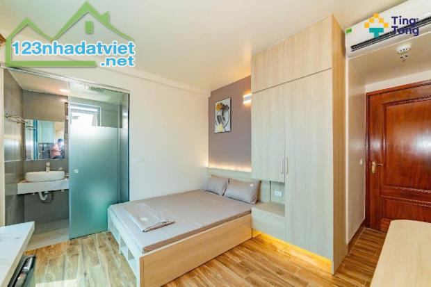 Bán Tòa CHDV Lô góc - Âu Cơ - 80m2 x 9T - Ngõ thông thoáng - 29 phòng - Đầy đủ PCCC - 1