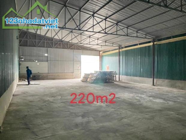 🔥🔥Cho thuê KHO XƯỞNG 140m,220m CONT đỗ cửa,điện 3pha,bảo vệ 24/7 ở Cầu Bươu,Thanh Trì,HN - 1