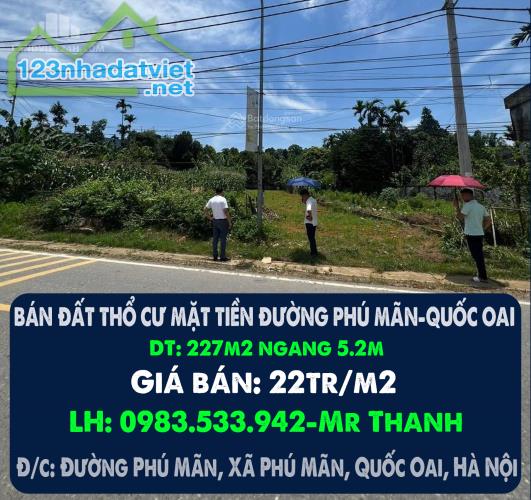 CHÍNH CHỦ BÁN ĐẤT THỔ CƯ MẶT TIỀN ĐƯỜNG PHÚ MÃN-QUỐC OAI - 3