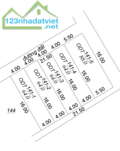 Hôm nay ngày vía thần Tài mình cũng khai xuân. Bán 5 lô đất phường Hóa An  Diện tích 64m