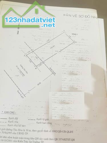 Bán nhà mặt tiền Tân Hóa - Lũy Bán Bích, Kết nối Hồng Bàng, Q11, 5.9x18m, Cấp 4, 8 tỷ.