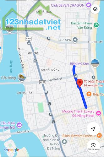 Vị trí cực đẹp - Bán nhà Tô Hiến Thành sát biển Mỹ Khê trung tâm du lịch biển. - 1