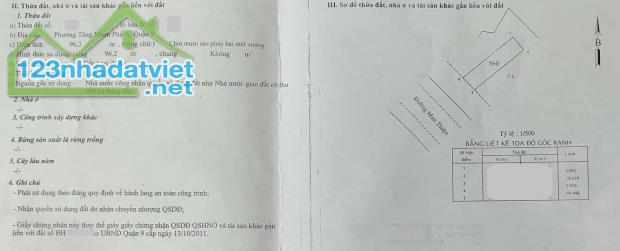 Cần sang gấp lô đất MẶT TIỀN đường Man Thiện, Tăng Nhơn Phú A, 96m2, ngang 5m, chỉ 14 tỷ x - 1