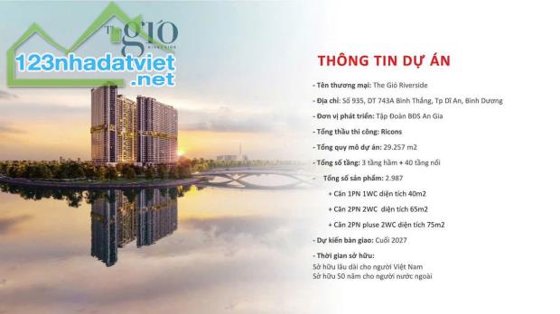 Chỉ trả trước 160tr, cơ hội sở hữu căn hộ The Gió Riverside - Xu hướng căn hộ Metro - 1