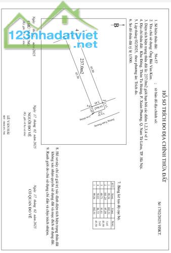 Đất xen kẹt, mặt phố Xuân Phương, 255m2, mặt tiền 5.5m, Nhỉnh 4 tỷ, Nam Từ Liêm, KÝ GỬI - 4