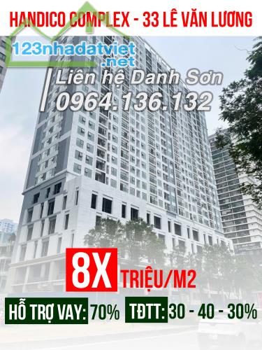 Nhận cọc thưởng phạt quỹ căn 33 Lê Văn Lương - Handico Complex | Giá tốt nhất thị trường - 1