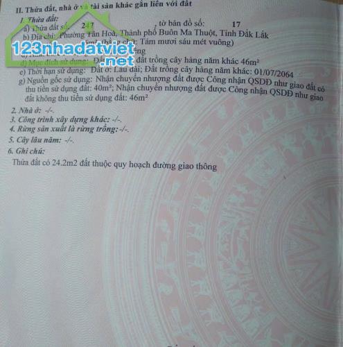 ĐẤT ĐẸP - GIÁ TỐT - Vị Trí Đắc Địa Tại Mặt tiền Đường Ngô Chí Quốc, Phường Tân Hoà, Thành