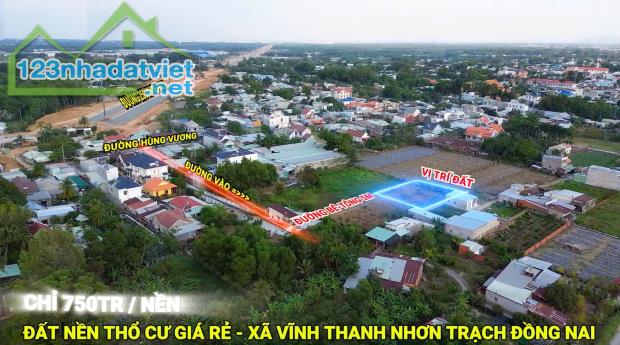 Đất nền thổ cư Nhơn Trạch giá rẻ chỉ từ 750tr/nền - Liền kề đường 25C - 2