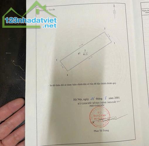 Bán gấp đất tại Đường Nam Đuống, giá thỏa thuận, 61m2, mặt tiền 4m