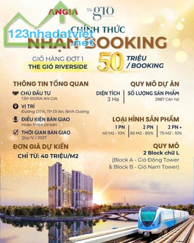 The Gió Riverside – Căn hộ ven sông, liền kề Metro – Thanh toán chỉ 10%, giá từ 1.6 tỷ! - 5