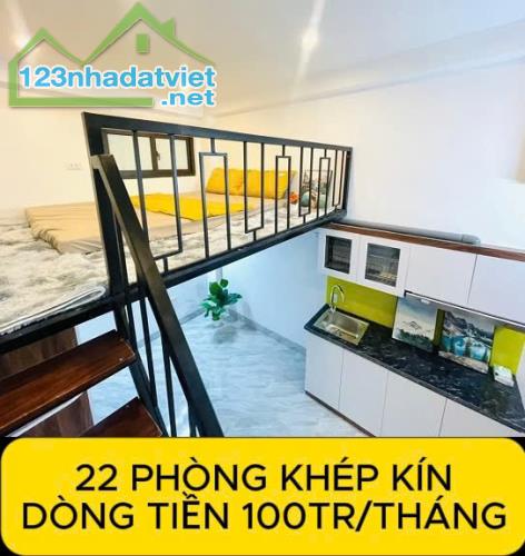 🔥 BÁN CCMN MỸ ĐÌNH 85M2 - 8 TẦNG - MT 8.8M – 22 PHÒNG - DT 100 TRIỆU/THÁNG 🔥 - 4