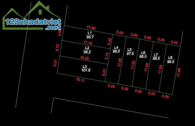 Chính chủ cần bán gấp 88m đất Tân Trại, Phú Cường, Sóc Sơn đường 5m giá nhỉnh 1,8 tỷ - 2