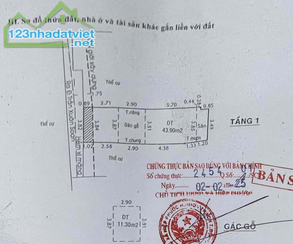 Bán nhà Trần Văn Khánh. 34m2. 3.5mx9.6m. 3 Tầng Kiên Cố. Hẻm gần 4m. Cách Hẻm Xe Hơi 80m - 2