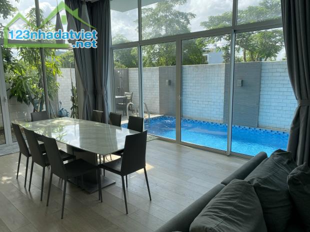 Cho thuê biệt thự KDC Phú Xuân, có hồ bơi, full nội thất, 39 triệu, LH. 0907727308 - 5