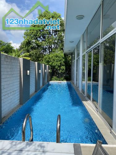 Cho thuê biệt thự KDC Phú Xuân, có hồ bơi, full nội thất, 39 triệu, LH. 0907727308 - 3