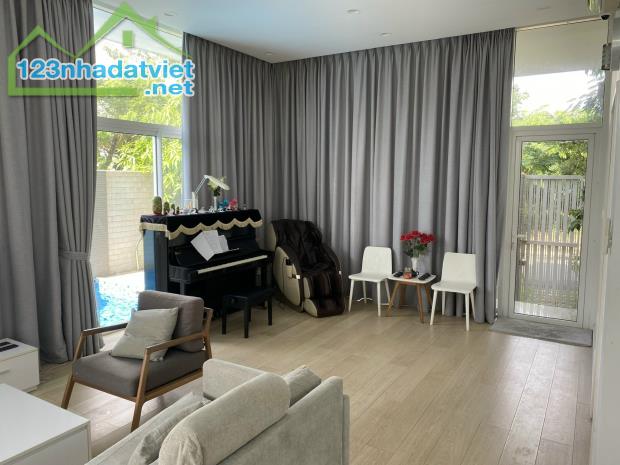 Cho thuê biệt thự KDC Phú Xuân, có hồ bơi, full nội thất, 39 triệu, LH. 0907727308 - 1