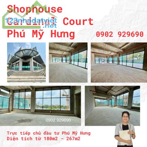 Mở bán shophouse dự án Cardinal Court Phú Mỹ Hưng - Tặng 1 năm phí quản lý - 0902929690