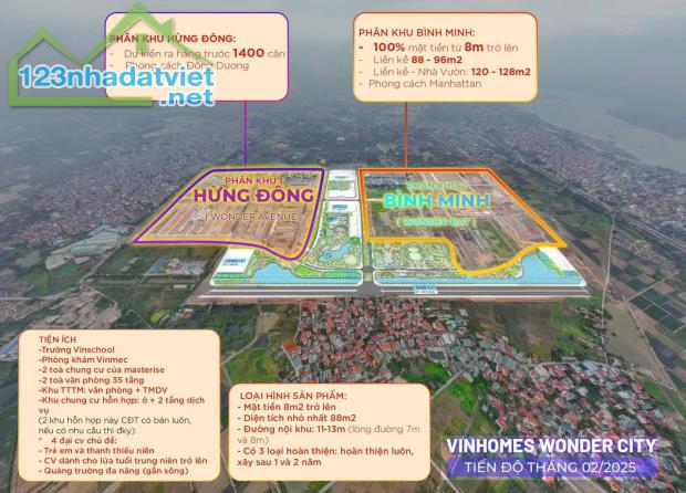 Chuẩn bị mở bán Liền Kề Phân Khu Hừng Đông- Vinhomes Đan Phượng- 88m - Giá đợt đầu CĐT - 1
